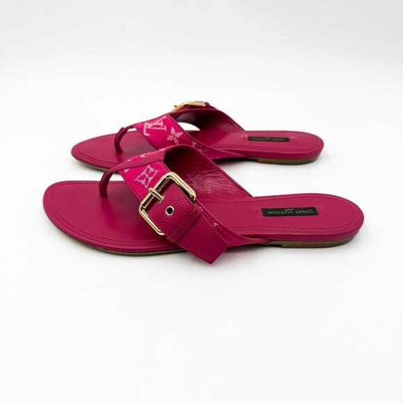 Louis Vuitton LV Monogram Sandals Flats EU 40 US 10 - Picture 4 of 11